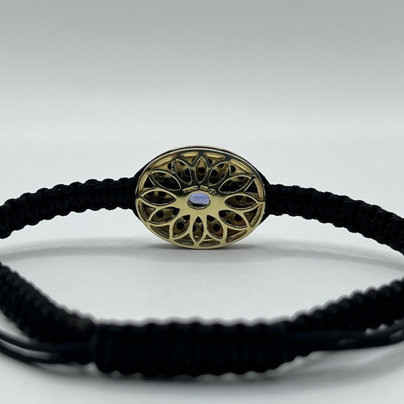 Genuine Tanzanite & Black Spinel Adjustable Bracelet - Picture 4 of 4